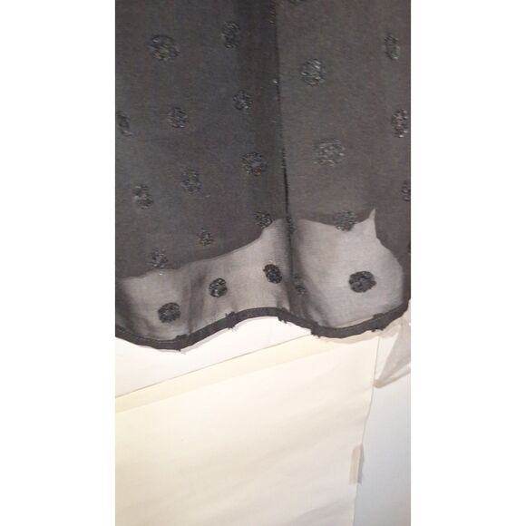 A Chicsoul Women's Top Sheer Black Baby Doll Whimsigoth Plus Sized Fairycore 2X - Picture 7 of 11